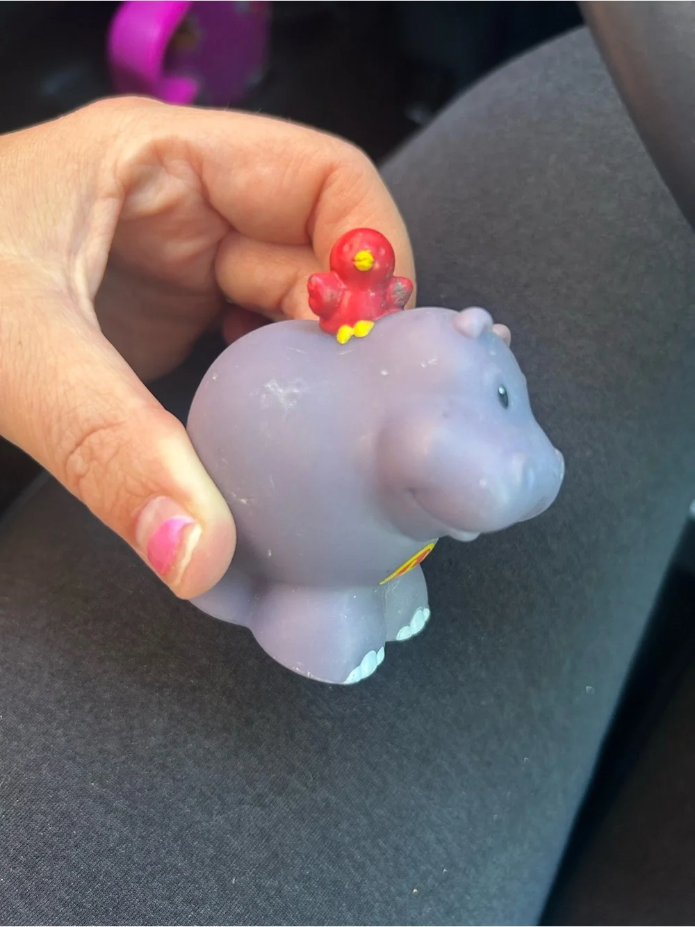 Fisher Price Little People Zoo Alphabet Animal Figure H Hippo Hippopotamus